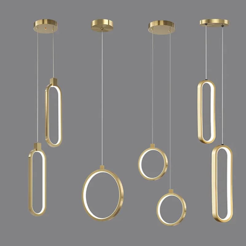 Modern LED Pendant Light for Dining Room and Entryway