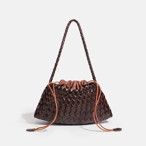 Premium Handwoven Shoulder Bag, Large Inner Pocket