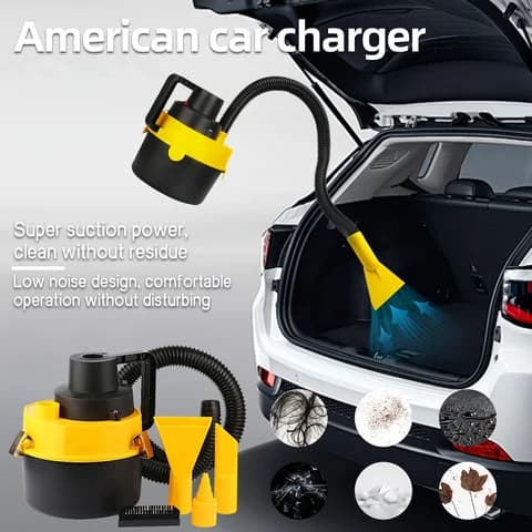 Multifunctional Wet/Dry Portable Car Vacuum Cleaner