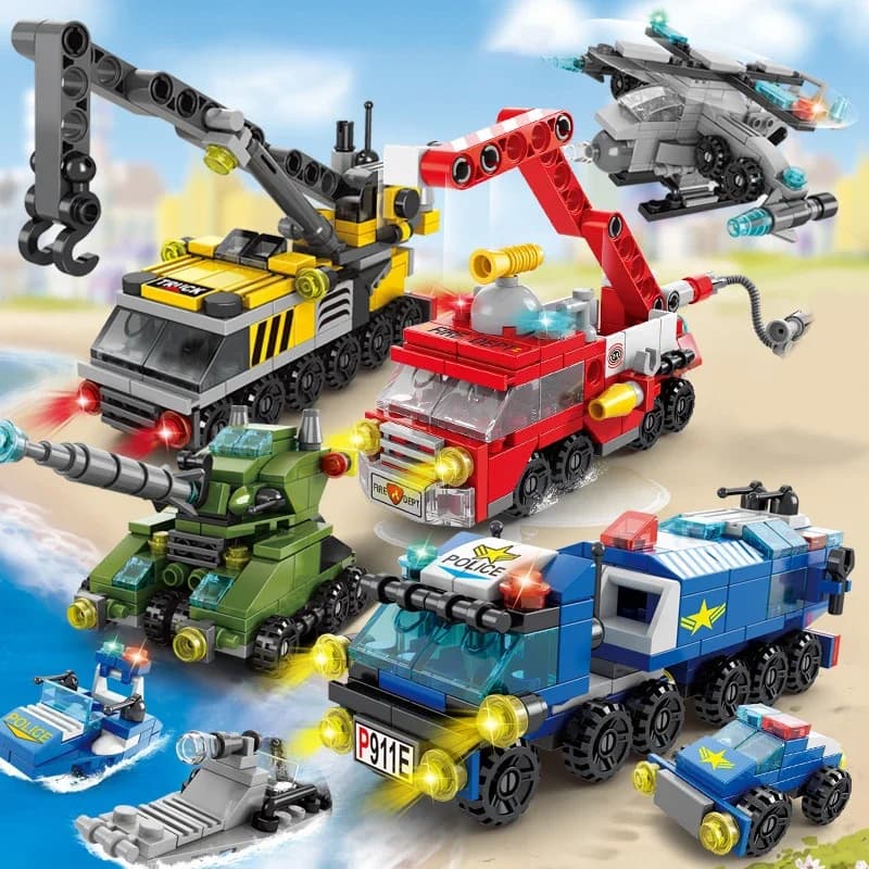 VELORA BuildSix 6-in-1 Building Blocks Set