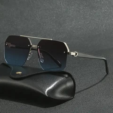 Trendy Aviator Sunglasses, Metal Frame UV400