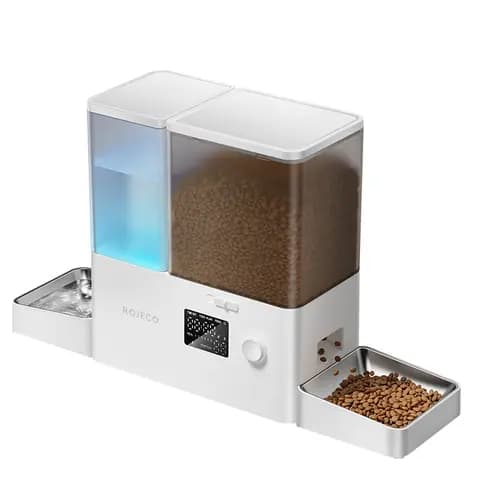 ROJECO 8.5L Automatic Pet Feeder & Water Fountain, 2-in-1