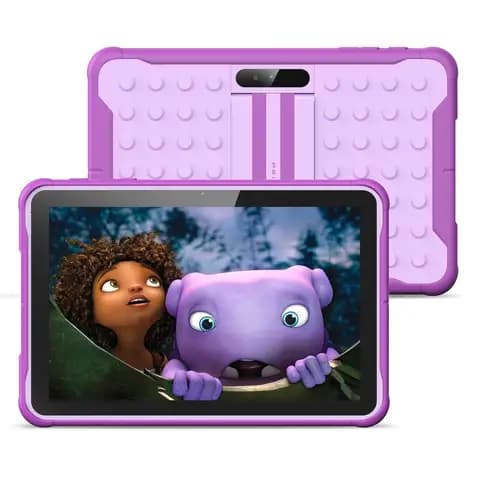 PRITOM 10-Inch Kids Tablet, Android 13 Go, 2GB/64GB, with Case