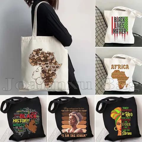 Canvas Tote Bag with Butterfly and Floral Print