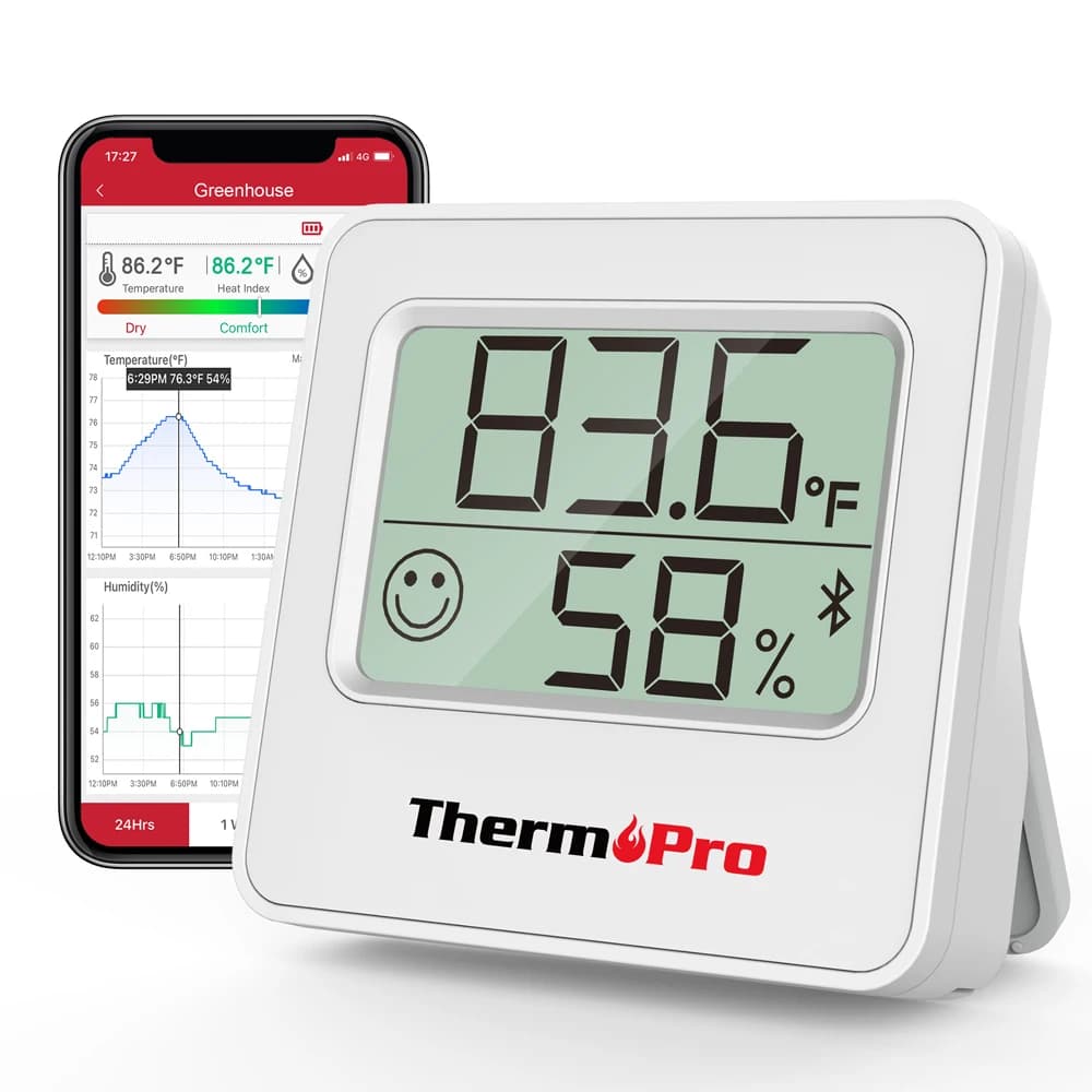 ThermoPro TP357 Wireless Digital Thermometer & Hygrometer